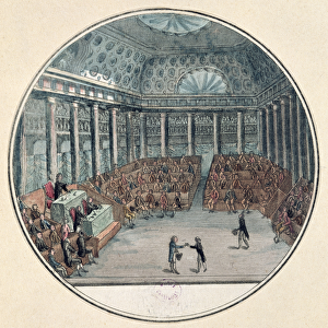 The Deputies of the Commune Meeting in the National Assembly, 17th June 1789 (coloured