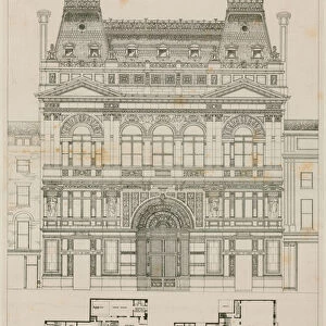 Design for The Criterion Theatre, London (engraving)