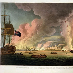 Destruction of the French Fleet at Toulon, 18th December 1793