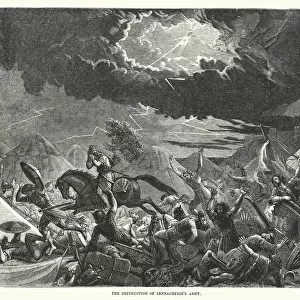 The Destruction of Sennacheribs Army (engraving)