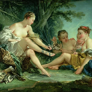 Diana after the Hunt, 1745 (oil on canvas)