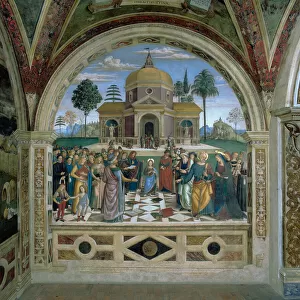 Discussion in the Temple (fresco)