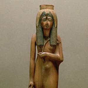 The divine queen Ahmose Nefertari (painted wood)