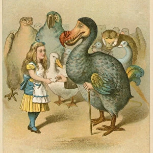 The Dodo solemnly presented the thimble from Alices Adventures in Wonderland