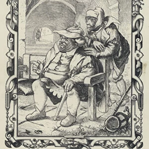 Dogberry and Verges, Much Ado about Nothing, Act iv, Scene 7 (engraving)