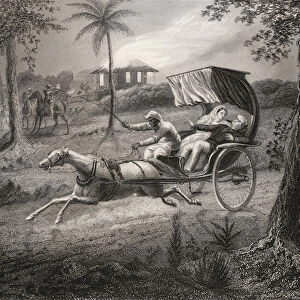Dr Graham shot in his buggy by the Sealkote Mutineers in 1857, from The History
