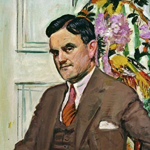 Dr Tom J Honeyman, Director of Glasgow Art Galleries 1939-54, c. 1930 (oil on canvas)