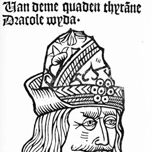 Dracula (Vlad Tepes ) (woodcut), 1488-93 (see also 473192)