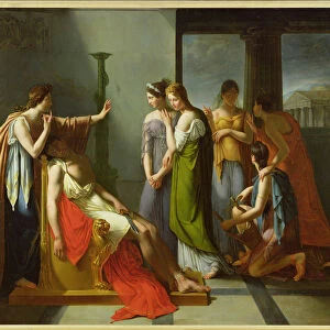 The Dream of Orestes (oil on canvas)