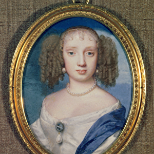 Duchess of Orleans, c. 1665 (w / c on ivory)