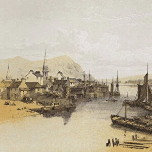 Dumbarton, from the Leven (chromolitho)