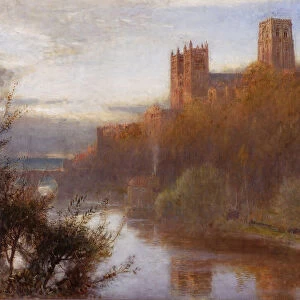 Durham Cathedral, 1910 (oil on canvas)