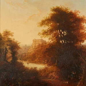 Durham Cathedral From the River (oil on canvas)