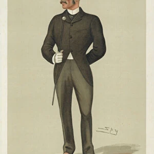 The Earl of Zetland, a gentleman, 31 July 1886, Vanity Fair cartoon (colour litho)