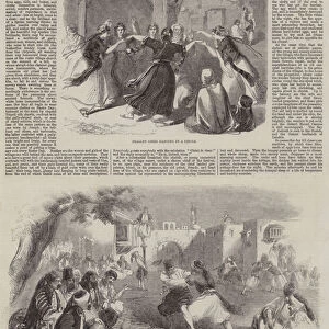 Easter Pastimes in Syria (engraving)