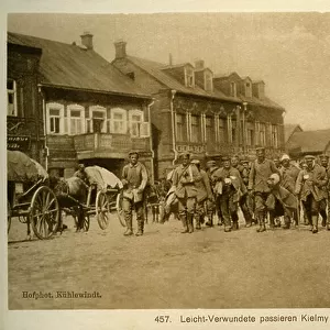 Eastern Front towns under WWI German occupation