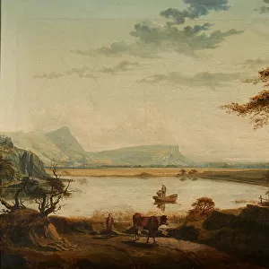 Edinburgh and Lochend Loch (oil on canvas)