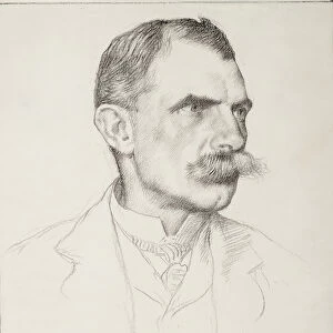 Edward Shroder Prior (1852-1932) architect, 1907 (pencil on paper)