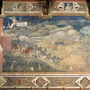 The Effects of Good Government in the Country, 1338-40 (fresco)