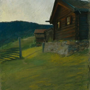 From Eggedal, 1894 (pastel on paper)