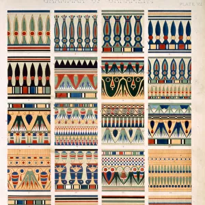 Egyptian No 4, Plate VII, from The Grammar of Ornament