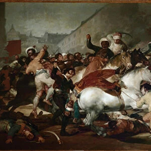 El dos de Mayo (May 2) or The charge of the Mamluk (oil on canvas, 1814)