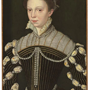 Elisabeth of Valois, Queen of Spain (oil on panel)