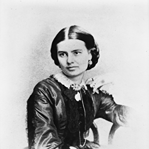 Ellen Arthur, c. 1860 (b / w photo)
