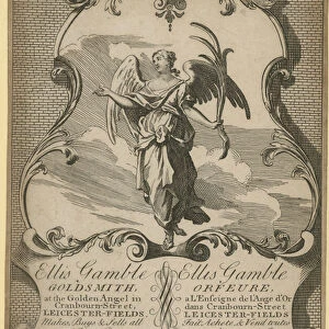 Ellis Gamble, goldsmith (engraving)