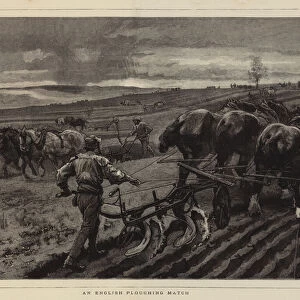 An English Ploughing Match (engraving)