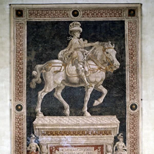 Equestrian Monument to Niccolo da Tolentino (detached fresco, 1456)