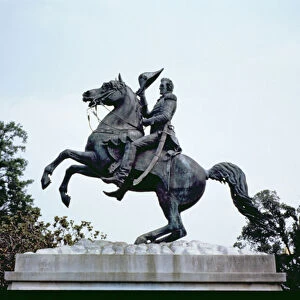 Equestrian statue of General Andrew Jackson, 1853 (photo)