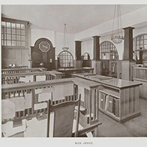 Essex and Suffolk Equitable Insurance Companys Offices, Main Office (b / w photo)