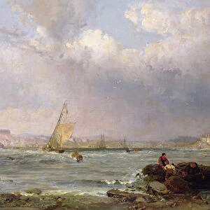 The Estuary (oil on canvas)