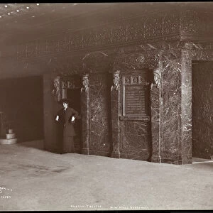 Ethel Barrymore in the Hudson Theatre lobby in New York, 1903 (silver gelatin print)