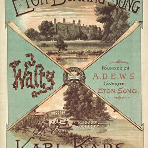 The Eton Boating Song (colour litho)