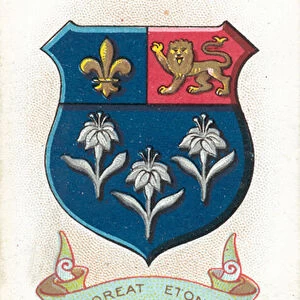 Eton College, Floreat Etona (colour litho)