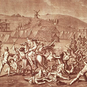 Evening Attack on the Grenelle Camp, 23 Fructidor Year 4 (August 1796) (engraving)