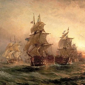 The Evening of Trafalgar, 1890 (oil on canvas)
