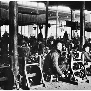 Factory run by Chinese near Chihsien, c. 1930 (b / w photo)