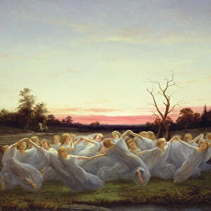 Fairies of the Meadow, 1850 (oil on canvas)