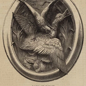 Falcon and Mallard (engraving)