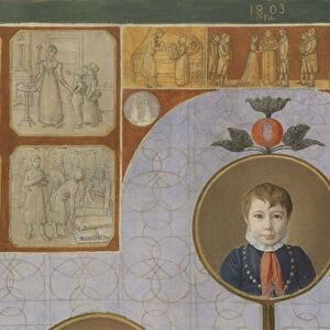 Detail of The Family of the Baker, Johann Friedrich Nikolaus