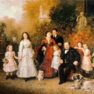 Family of the Businessman B. H. Strousberg