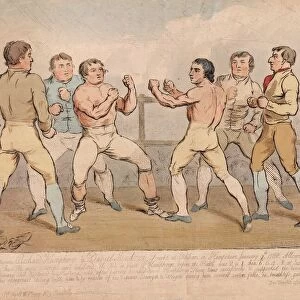 The Famous Battle Between Richard Humphreys and Daniel Mendoza, January 9th 1788, pub