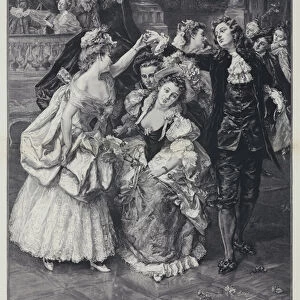 Farandole of the Ballet of the Opera of Marseille (engraving)