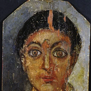 Fayum portrait of a young man, 2nd-3rd century (encaustic wax on wood)