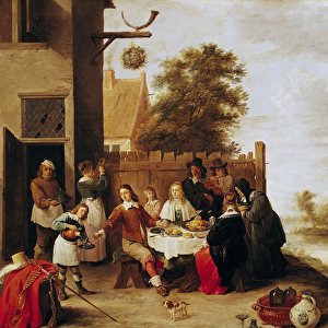 The Feast of the Prodigal Son, 1644 (oil on board)