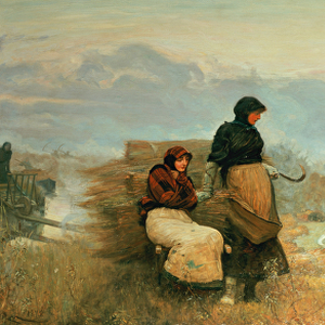 On the Fens, 1878 (oil on canvas)