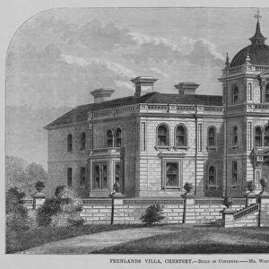 Fernlands Villa, Chertsey (engraving)